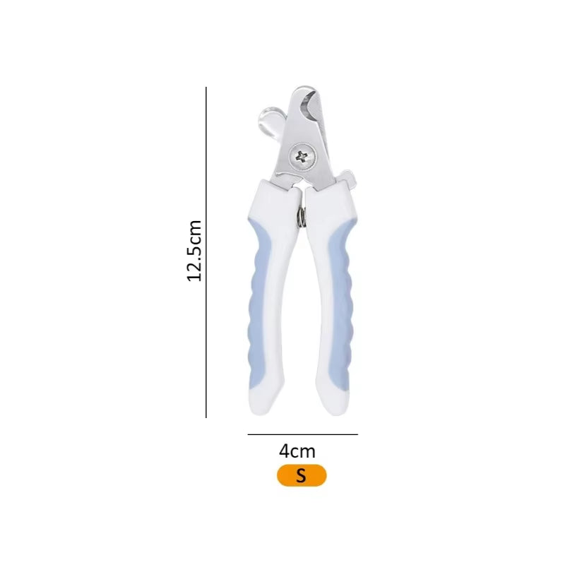 Professional Pet Nail Clipper Stainless Steel Dog Cat Nail Trimmer Labor-Saving Nail Clipper Convenient Dog Grooming Supplies