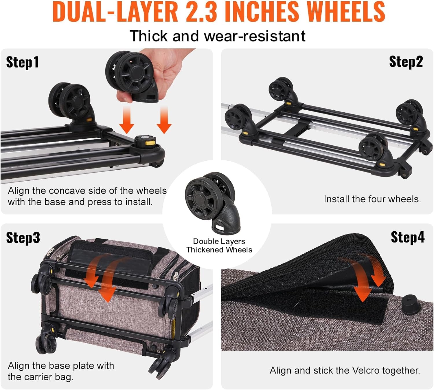 Cat Carrier with Wheels